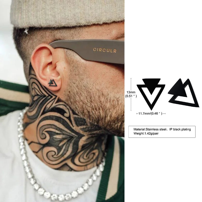 VAV Stainless Steel Tiny Minimalist Studs for Men & Women