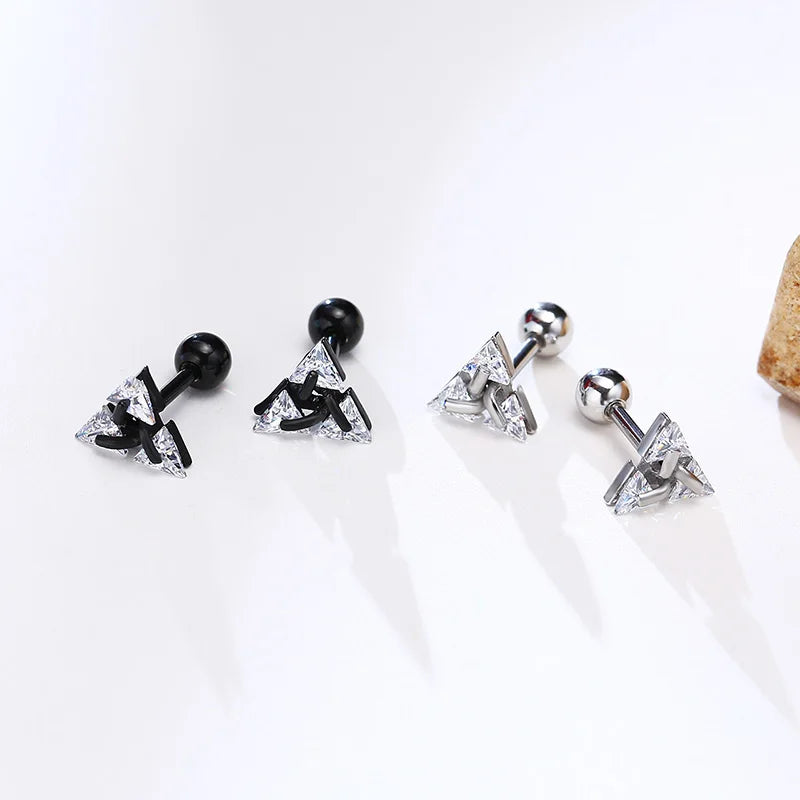 VAV Stainless Steel Tiny Minimalist Studs for Men & Women