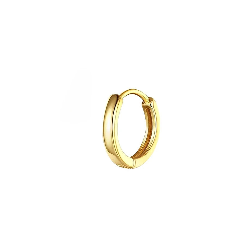VAV 1pc Stainless Steel Earrings for Women Dainty Flat Back Earrings