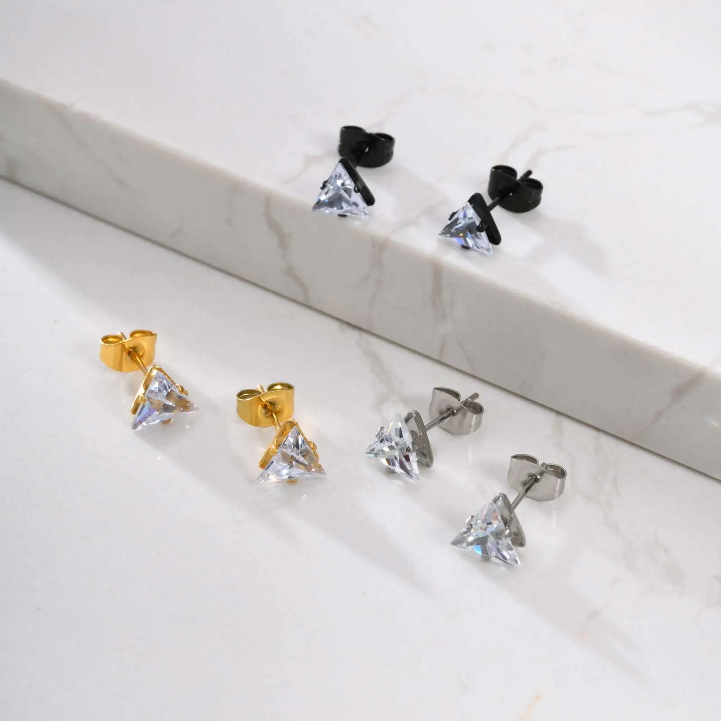 VAV Stainless Steel Tiny Minimalist Studs for Men & Women