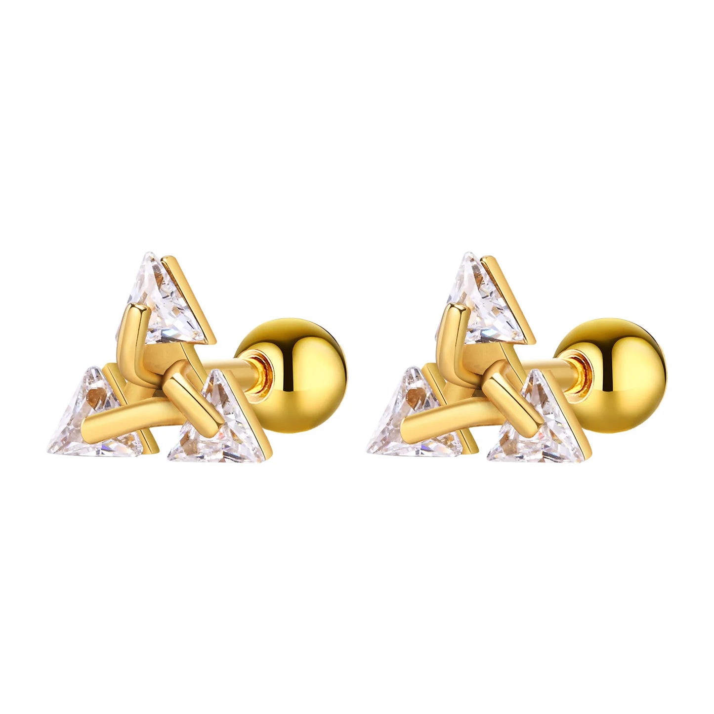 VAV Stainless Steel Tiny Minimalist Studs for Men & Women