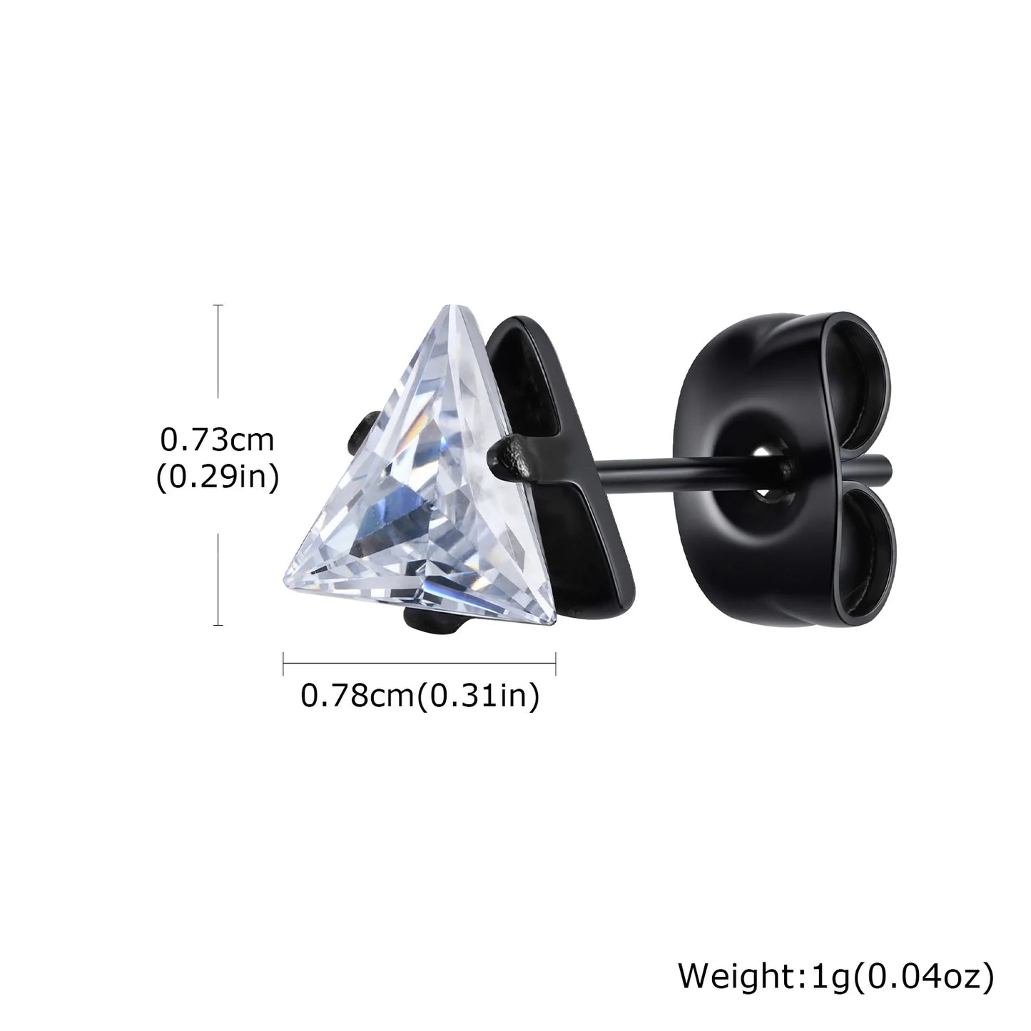 VAV Stainless Steel Tiny Minimalist Studs for Men & Women